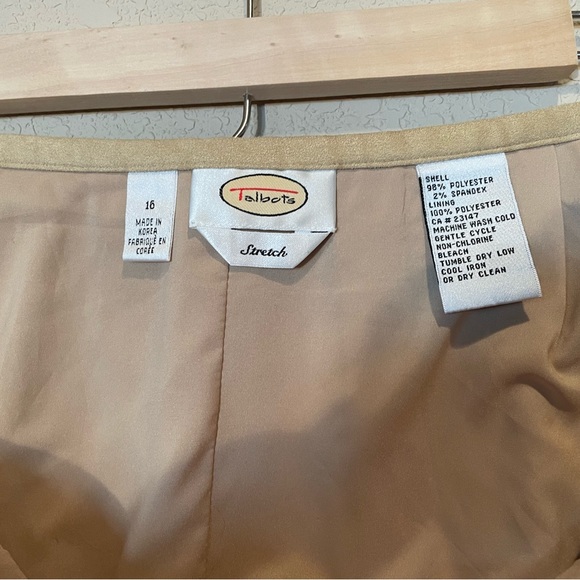 Vintage Talbots Faux Suede Skirt - Picture 3 of 3
